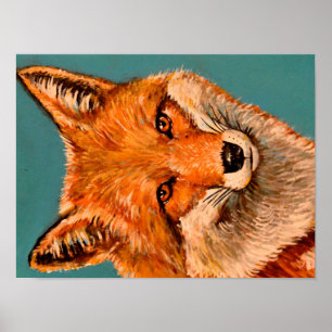 Handsome fox poster