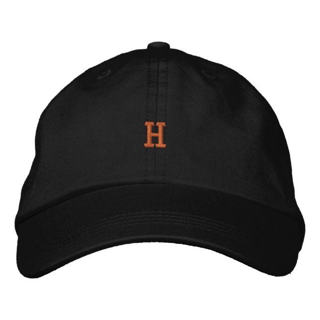 Handsome H - Letter Cap Elegant Hat (Front)