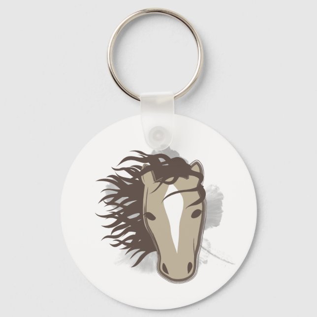 Handsome Horse Key Ring (Front)