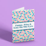 Handsome Husband/Boyfriend Birthday  Card<br><div class="desc">Funny,  wise & easy on the eyes!
Great card for a handsome husband/boyfriend/partner!</div>