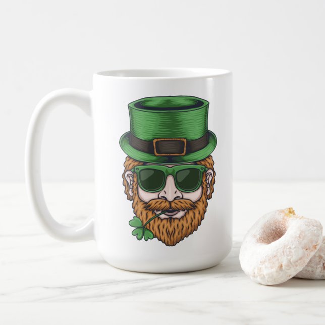 Handsome Irish Lad Coffee Mug (With Donut)