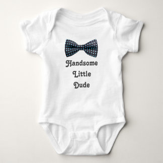 Handsome Little Dude Bowtie Baby Bodysuit