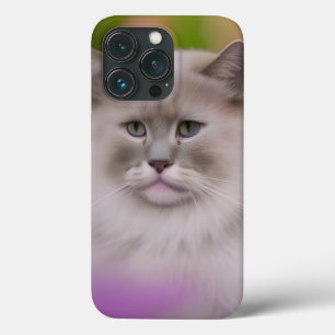 Handsome Maine Coon Himalayan Cat  iPhone 13 Pro Case