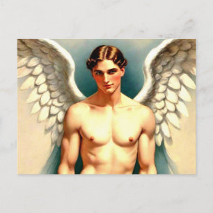 Handsome Male Angel Postcard