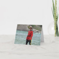 Handsome Mountie Happy Canada Day Funny Photo
