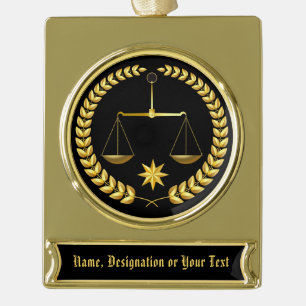 Handsome Personalised Attorney Ornament YOUR TEXT