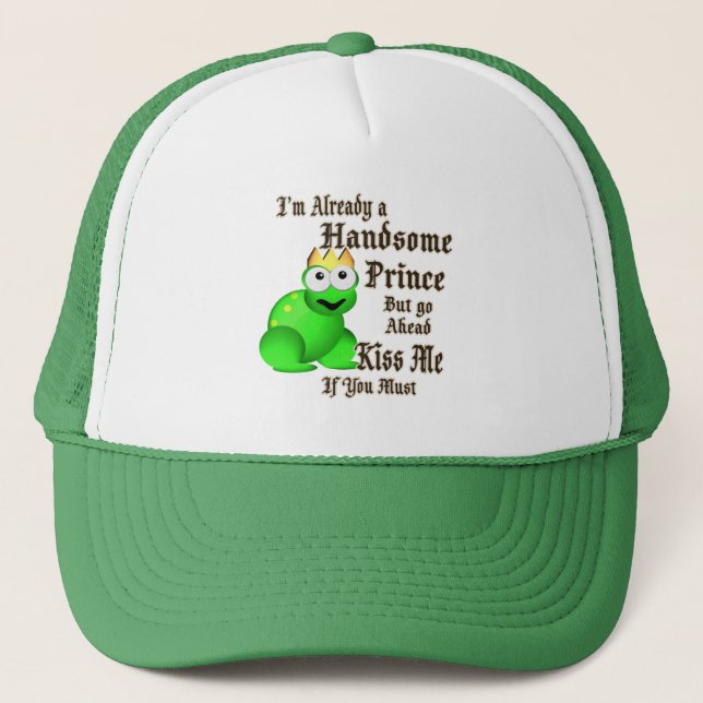 Handsome Prince Trucker Hat (Front)