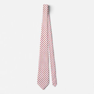 Handsome red polka dot, tie