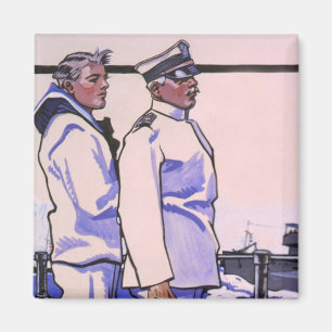 Handsome Sailors, WW1 1917 Art Magnet