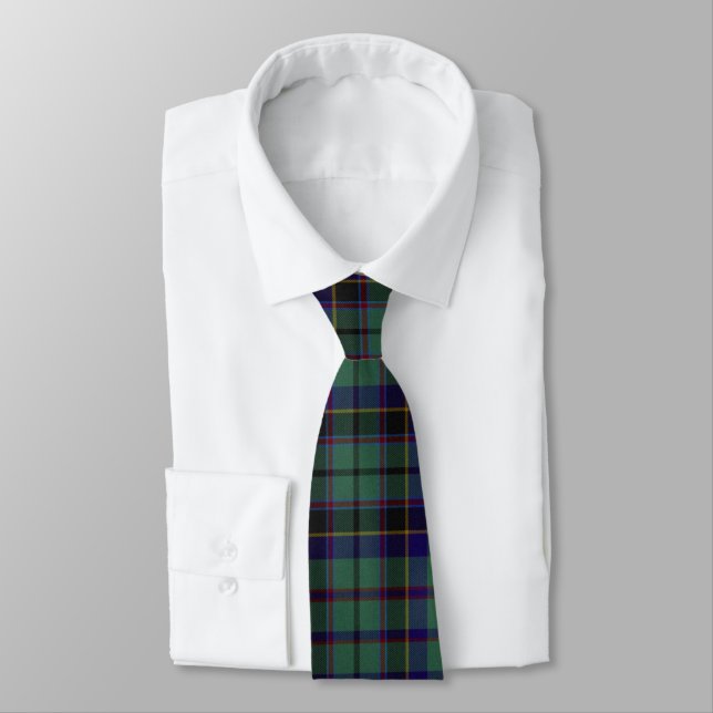 Handsome Stephenson Tartan Plaid Tie (Tied)