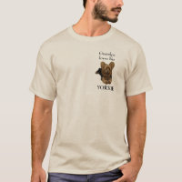 Handsome T-Shirt - Grandpa loves his Yorkie