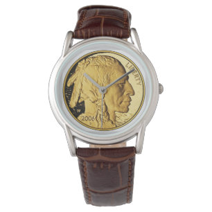 Handsome Vintage Indian Head Nickel Unique Watch