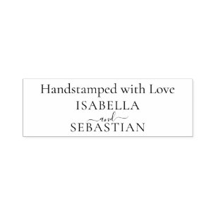 Handstamped with love self-inking stamp