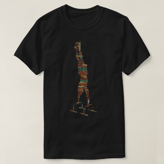 Handstand Calisthenics Parallettes Colour classiqu T-Shirt (Design Front)