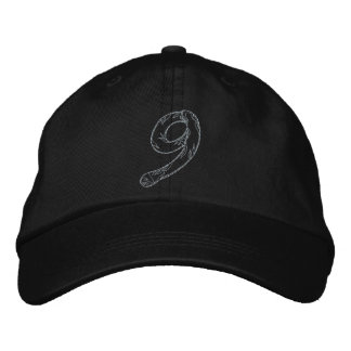 Handstitch Number 9 Embroidered Hat