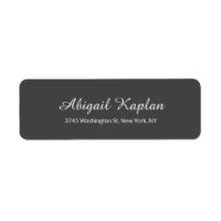 Handwriting Minimalist Professional Grey Classical