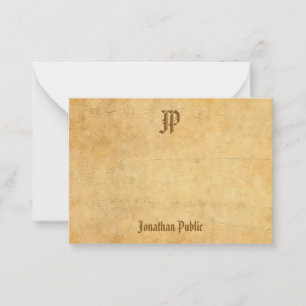 Handwriting Monogram Vintage Classic Look Template