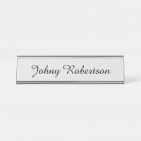 Handwriting Name Plain Elegant Professional Modern