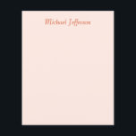 Handwriting Script Name Elegant Plain Flyer<br><div class="desc">Choose from Different Types and Sizes. Trendy Retro Style Template For All Needs.</div>