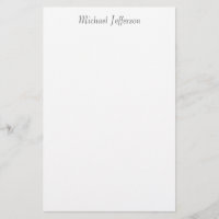 Handwriting Script Name Elegant Plain Simple