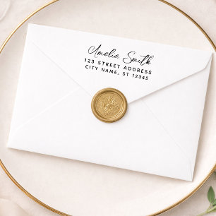 Handwriting Style Personalised Name & Address      Self-inking Stamp