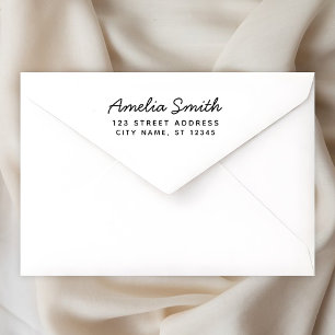 Handwriting Style Personalised Name & Address      Self-inking Stamp