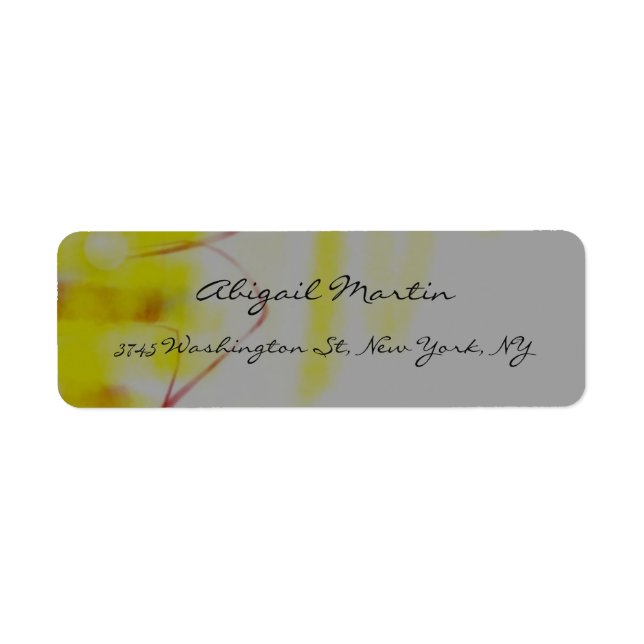 Handwriting Yellow Grey Abstract Professional (Front)