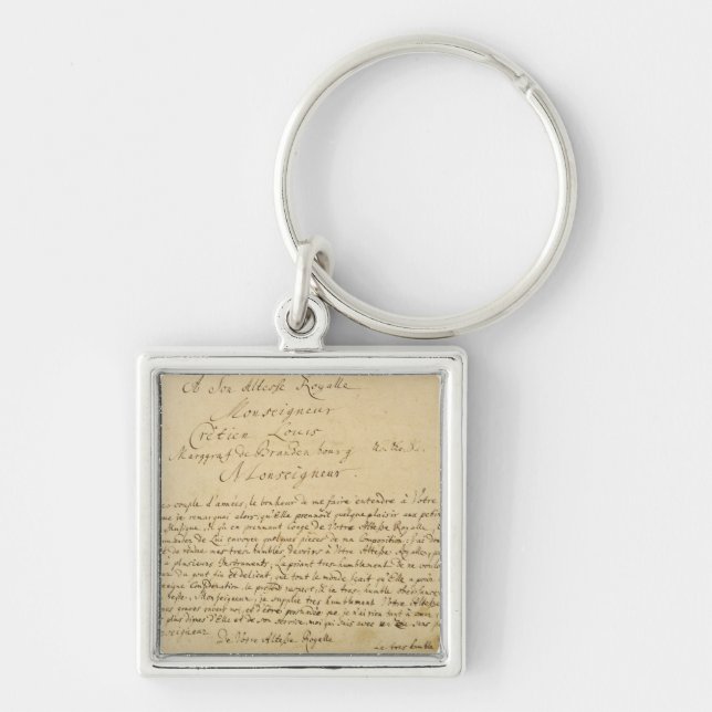 Handwritten dedication  'Brandenburger Concertos' Key Ring (Front)