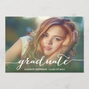 Handwritten Graduation Party Invitation