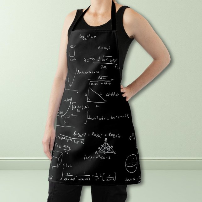 Handwritten Mathematics formulas and equations Apron (Creator Uploaded)