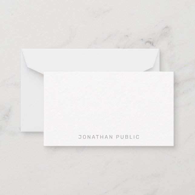 Handwritten Monogrammed Simple Template Minimalist (Front)