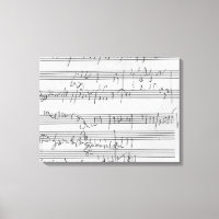 Handwritten musical score