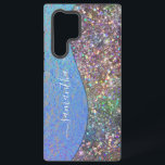 Handwritten Name Iridescent Glitter Shimmer Samsung Galaxy Case<br><div class="desc">The design is a photo and the cases are not made with actual glitter, sequins, metals or woods. This design is also available on other phone models. Choose Device Type to see other iPhone, Samsung Galaxy or Google cases. Some styles may be changed by selecting Style if that is an...</div>