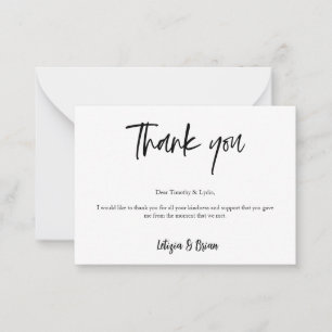 Handwritten Name Note Cards