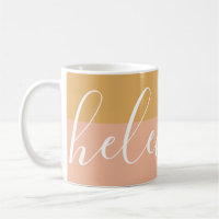 Handwritten Name Personalized Mug Honey Dijon