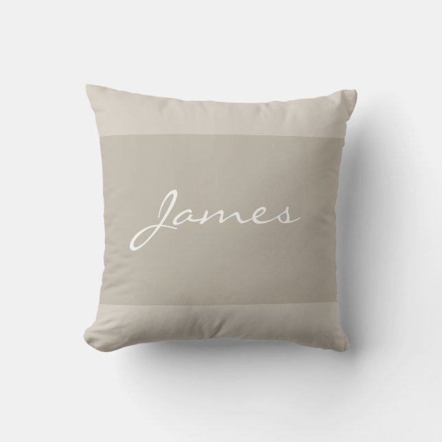 Handwritten Name Script Template Modern Elegant Cushion (Front)