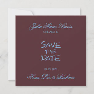 Handwritten Save the Date