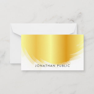 Handwritten Script Monogram Faux Gold Template