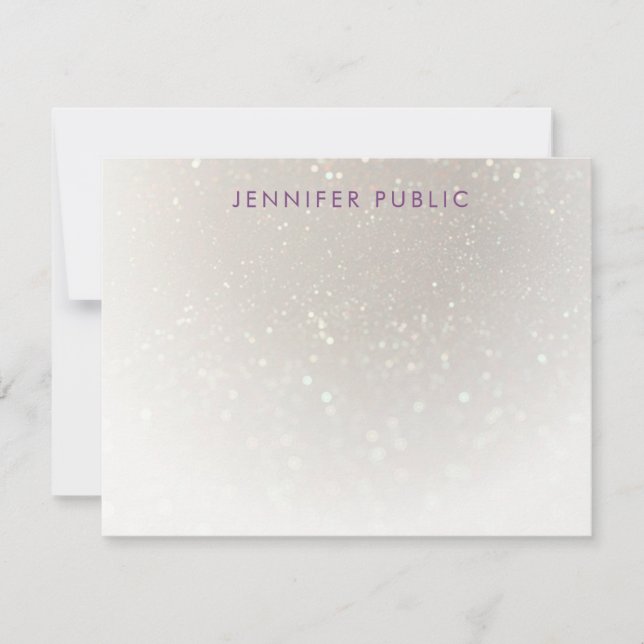 Handwritten Script Monogrammed Custom Template (Front)