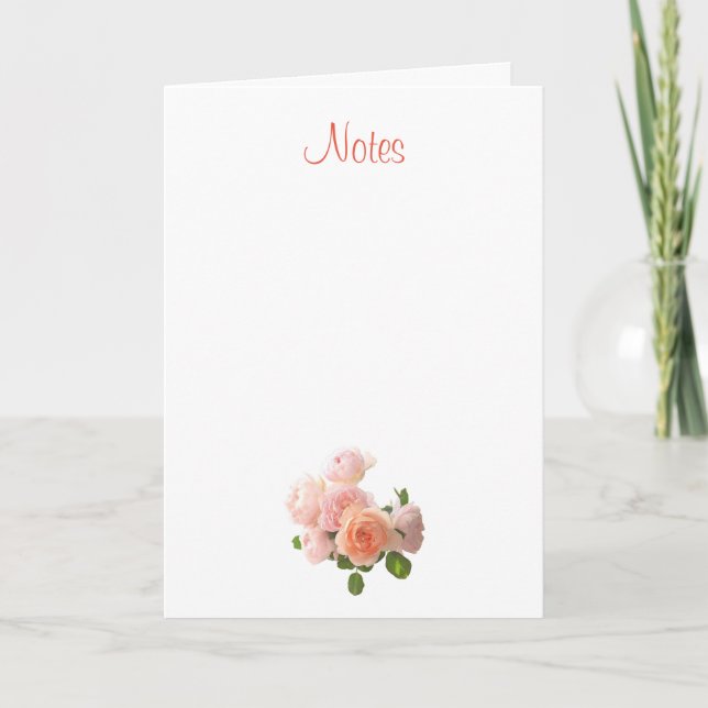 Handwritten Script Template Floral Watercolor (Front)
