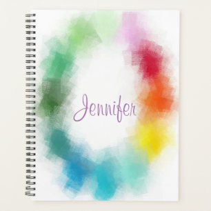 Handwritten Template Modern Elegant Colourful Planner