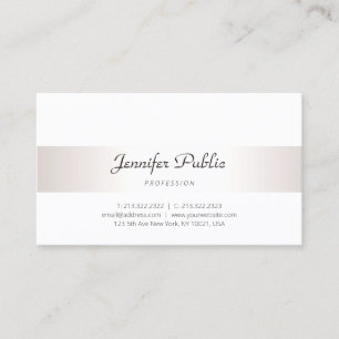 Handwritten Text Modern Elegant Simple Template Business Card