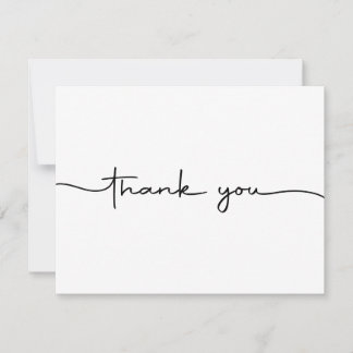 Handwritten Thank You