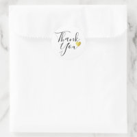 handwritten Thank You elegant love wedding