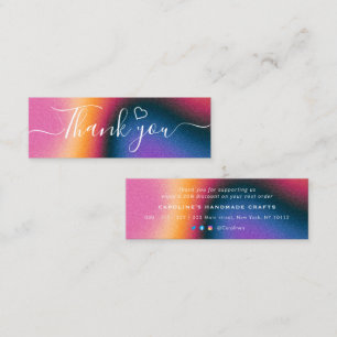  Handwritten Thank You Insert for Small Business