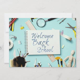 Handwritten "Welcome Back To School"