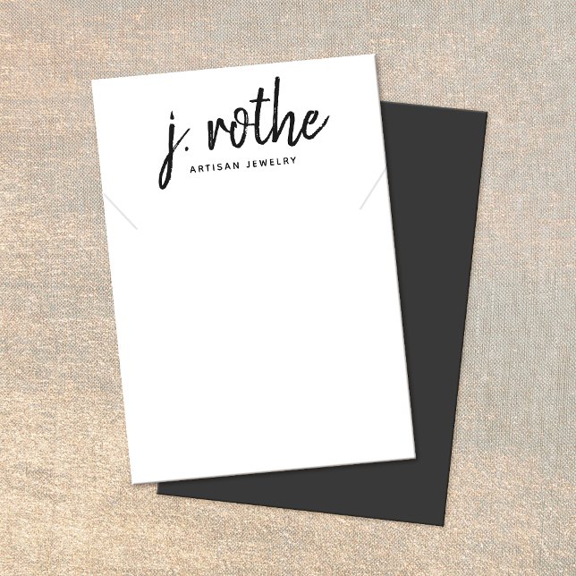 Handwritten White Necklace Jewellery Display (Creator Uploaded)