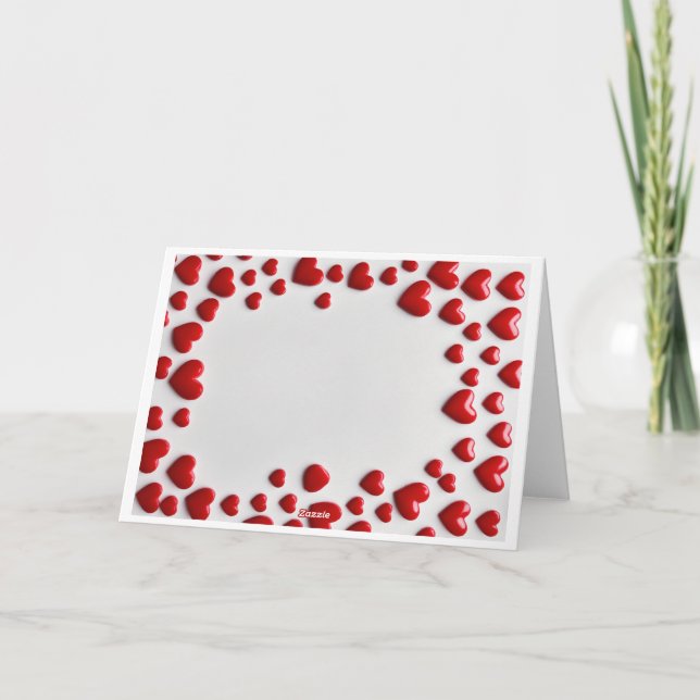 "Handwritten with Love: Valentine’s Greetings Thank You Card (Back)