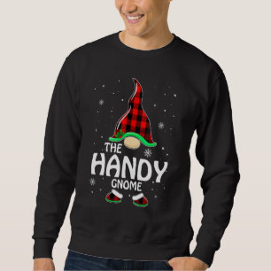 Handy Gnome Matching Family Group Christmas Party Sweatshirt