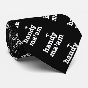 Handy Ma'am Tools Female Woman Maintenance Worker Tie